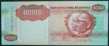 Angola. 10.000 kwanzas. 4.2.1991. ... 
