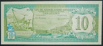 Antillas holandesas. 10 gulden. ... 