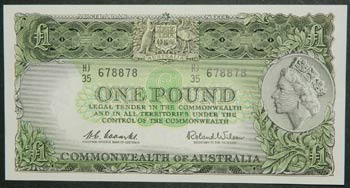 Australia. 1 pound. ND. (1961-65). ... 