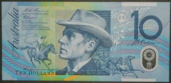Australia. 10 dollars. (Pick 52 ... 