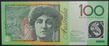 Australia. 100 dollars. (Pick 55 ... 