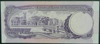 Barbados. 20 dollars. ND (1973). ... 