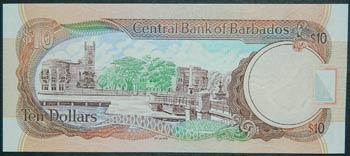 Barbados. 10 dollars. ND (1999). ... 