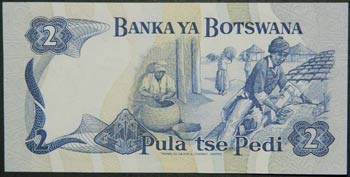 Botswana. 2 Pula. ND (1982). (Pick ... 