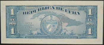 Cuba. 1 peso. 1953. (Pick 86). 