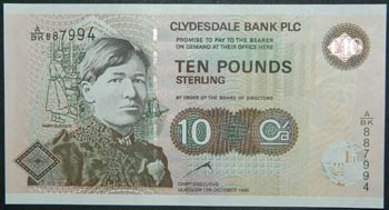 Escocia. 10 punds. 12.10.1999. ... 
