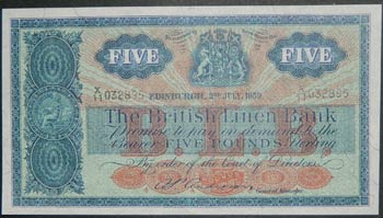 Escocia. 5 pounds. 2.7.1959. (Pick ... 
