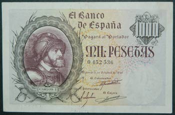 España. 1000 pesetas. 21.10.1940. ... 