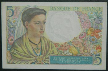 Francia. 5 francs. 23.12.1943. ... 