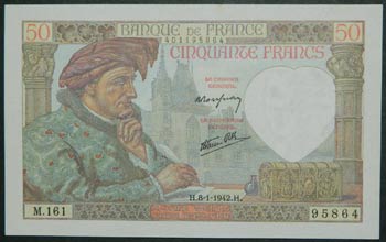 Francia. 50 francs. 8.1.1942. ... 
