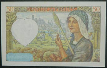 Francia. 50 francs. 8.1.1942. ... 