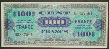 Francia. 100 francs. 1944. (Pick ... 