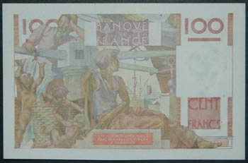 Francia. 100 francs. 4.9.1952. ... 