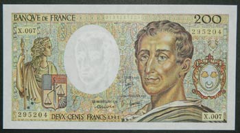 Francia. 200 francs. 1981. (Pick ... 