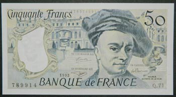 Francia. 50 francs. 1992. (Pick ... 