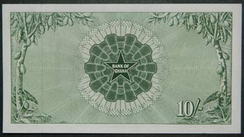 Ghana. 10 shillings. 1.7.1963. ... 
