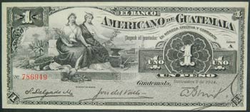 Guatemala. 1 peso. 2.11.1914. ... 