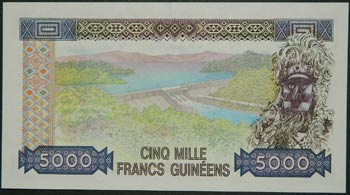 Guinea. 5000 francs. 1985. (Pick ... 