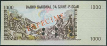 Guinea Bissau. 1000 pesos. ... 