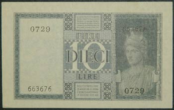 Italia. 10 lire. 18.6.1935. (Pick ... 