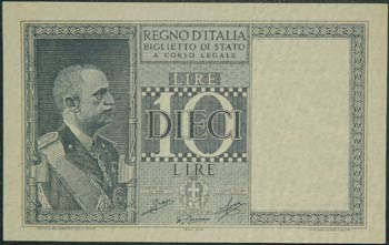 Italia. 10 lire. 18.6.1935. (Pick ... 