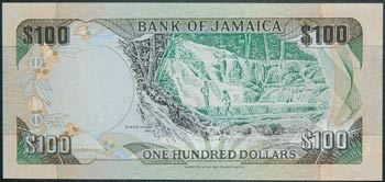 Jamaica. 100 dollars. 1.7.1991. ... 