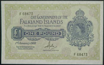 Islas Malvinas. 1 pound. 1.1.1982. ... 