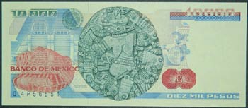 México. 10.000 pesos. 30.9.1982. ... 