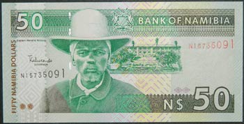 Namibia. 50 namibia dollars. ND ... 