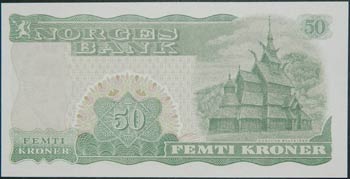 Noruega. 50 kroner. 1983. (Pick 37 ... 