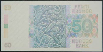Noruega. 50 kroner. 1993. (Pick 42 ... 