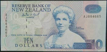 Nueva Zelanda. 10 dollars. ND. ... 