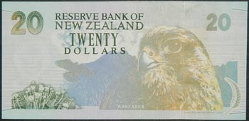 Nueva Zelanda. 20 dollars. ND. ... 