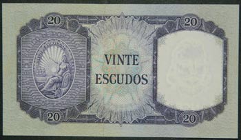 Portugal. 20 escudos. 26.7.1960. ... 
