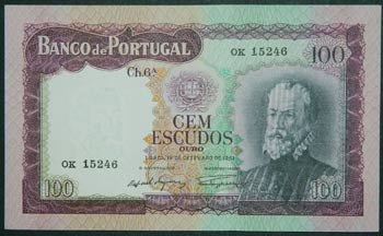 Portugal. 100 escudos. 19.12.1961. ... 