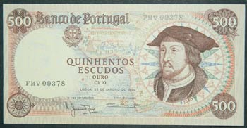 Portugal. 500 escudos. 25.1.1966. ... 