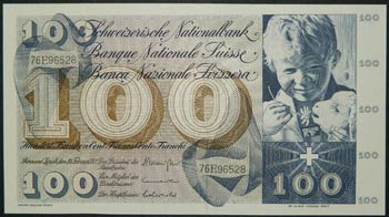 Suiza. 100 franken. 10.2.1971. ... 