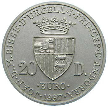 Andorra. 20 diners. 1997. ... 