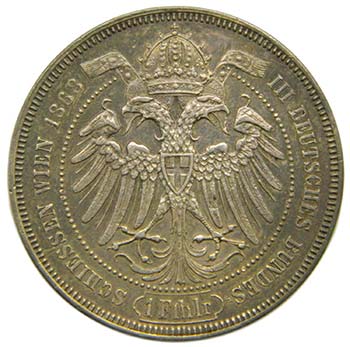 Austria. Thaler. 1868. Franz ... 