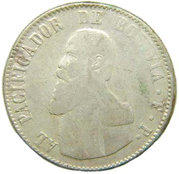 Bolivia. 1 Melgarejo. 1865. ... 