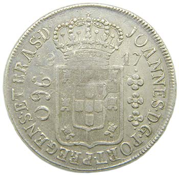 Brasil. 960 Reis. 1817 (R). Rio de ... 