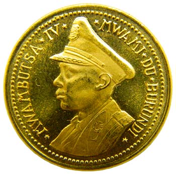 Burundi. (1962-66). 25 francs. ... 