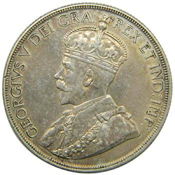 Canada. Dollar. 1936. Georgius V. ... 