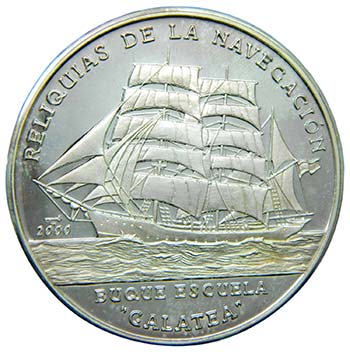 Cuba. 20 Pesos. 2000. 62,2 gr. ag. ... 