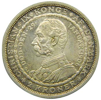 Dinamarca. 2 Kroner. 1906. ... 