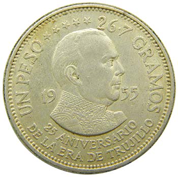 Republica Dominica. Peso. 1955. ... 