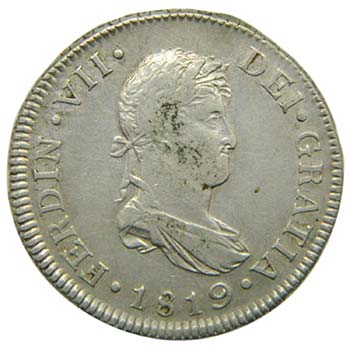 FERNANDO VII. 2 Reales. 1819 M. ... 