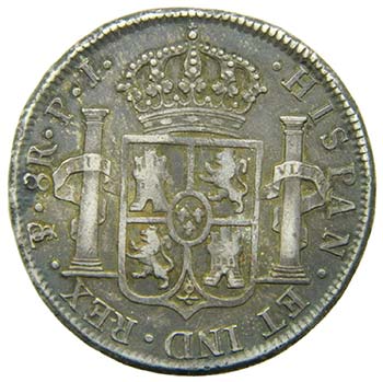 FERNANDO VII. 8 reales. 1820 PJ. ... 