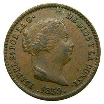 ISABEL II (1833-1868). 5 céntimos ... 