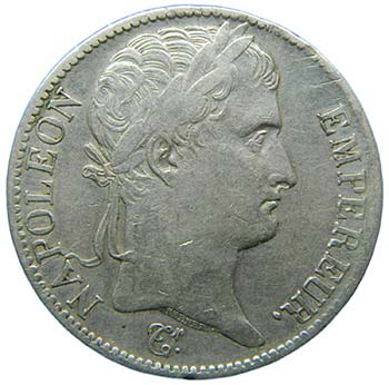 Francia. 5 Francs 1812 D . Lyon . ... 